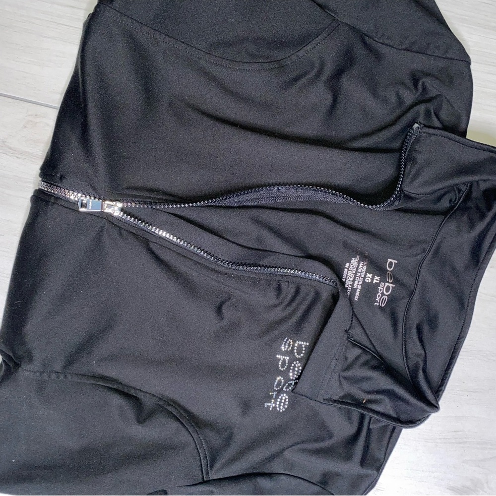 Bebe Sport Charcoal Tracksuit Ensemble - Picture 5 of 8